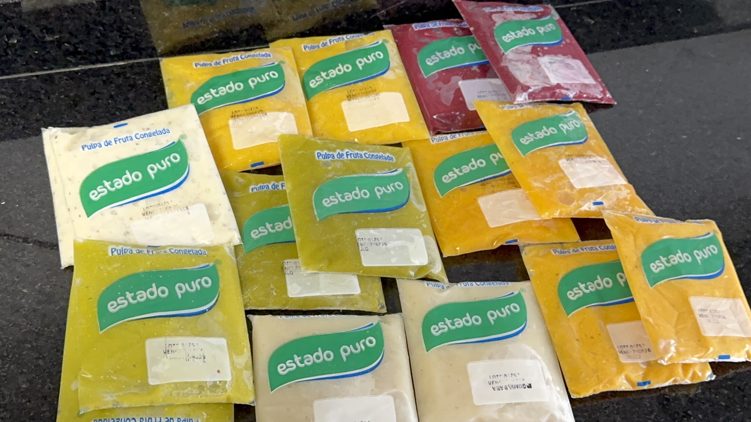 Pulpa de fruta congelada para negocio